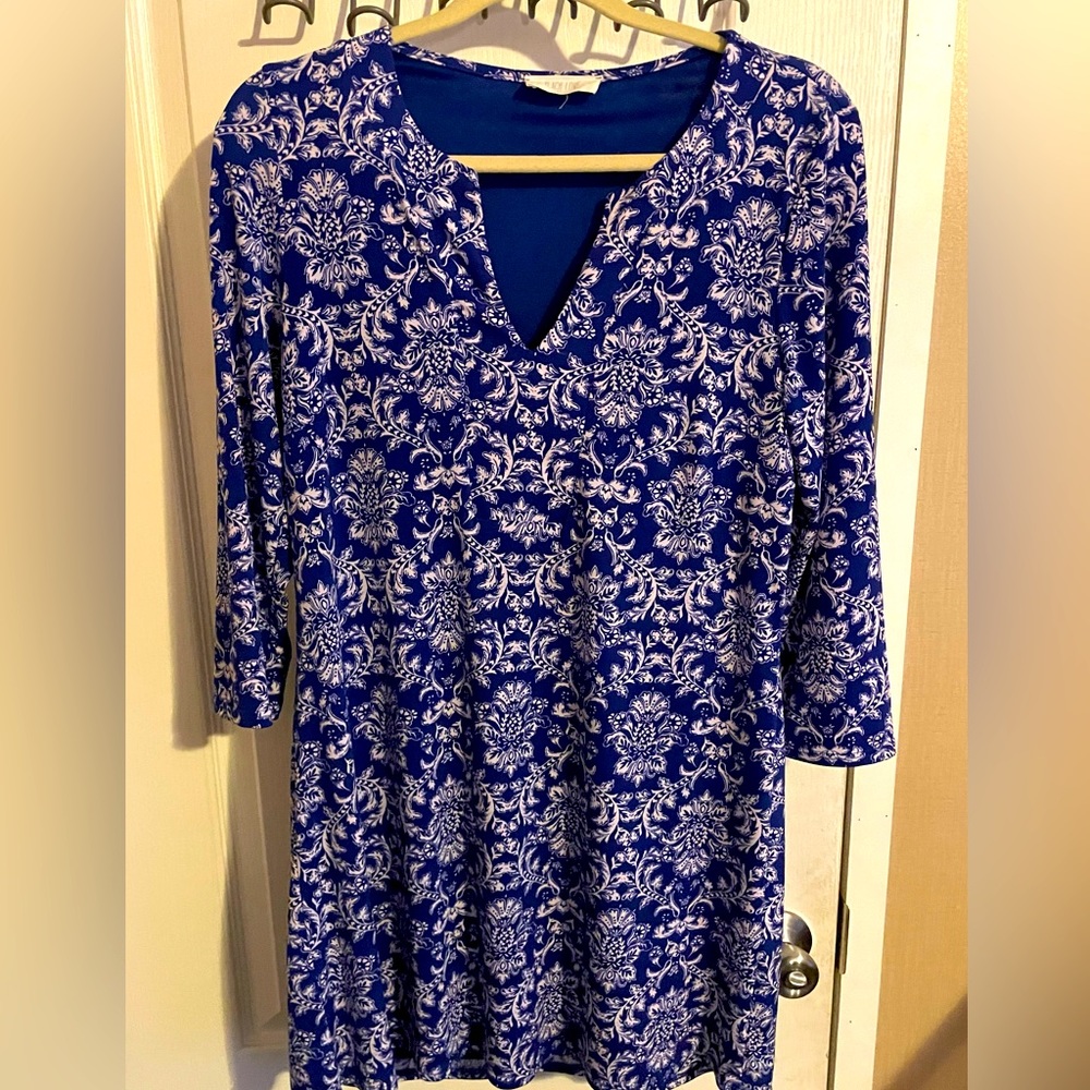EUC Peach Love Dress lined size medium